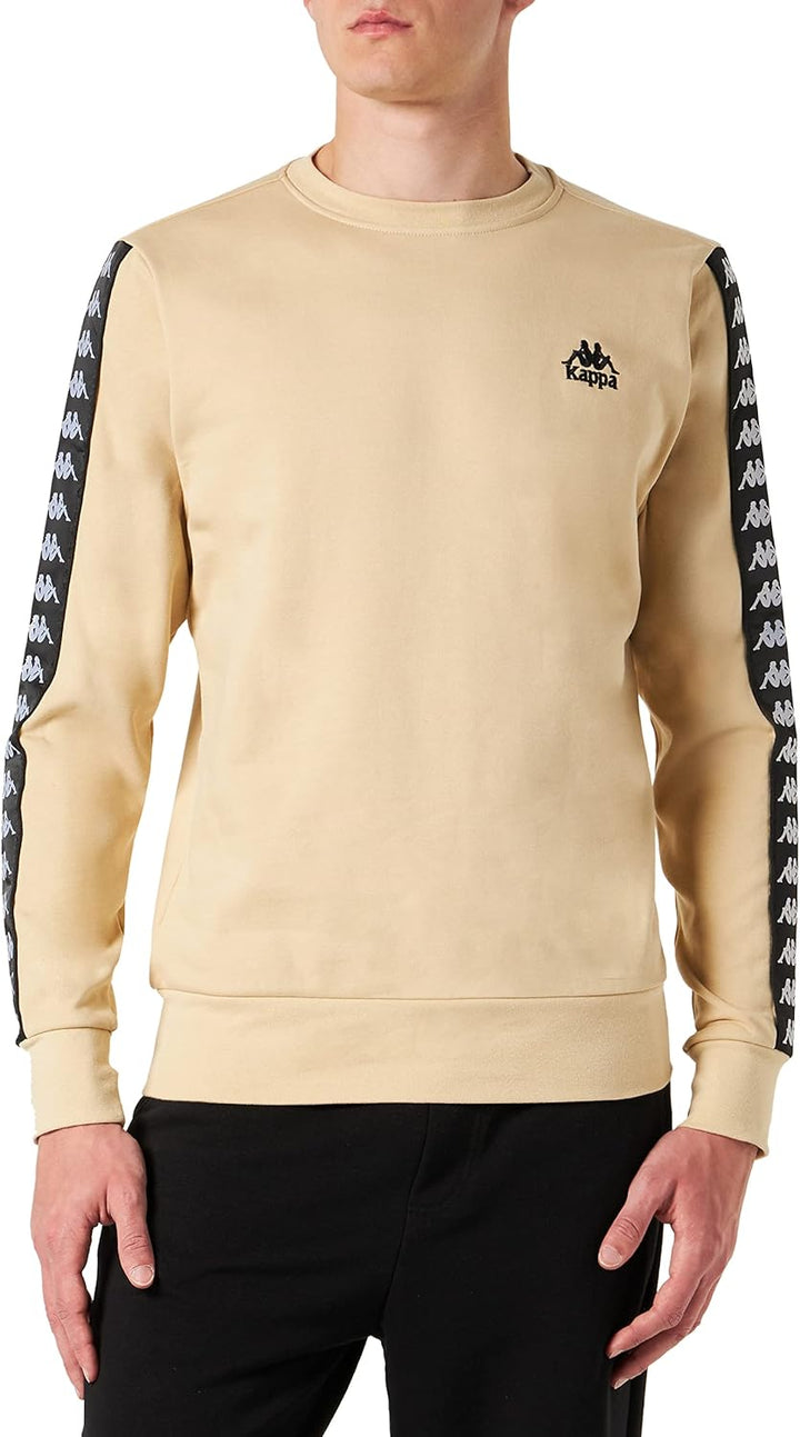 Kappa Herren Men, Regular Fit Sweatshirt M Brown Rice, M Brown Rice