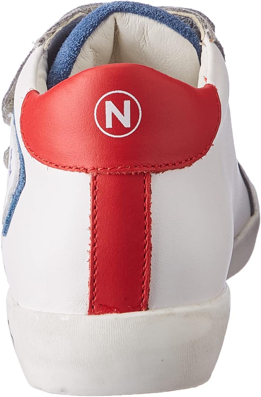 Naturino Korey 2 HIGH VL-Ledersneakers 21 EU Weiss Grau, 21 EU Weiß Grau