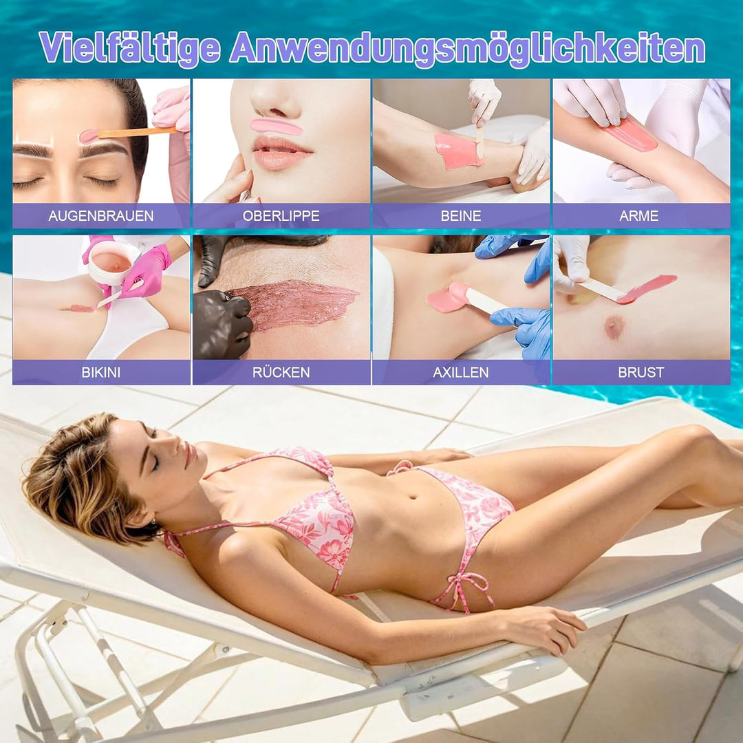 waxing set-wachs haarentfernung für zu Hause &amp; Salon