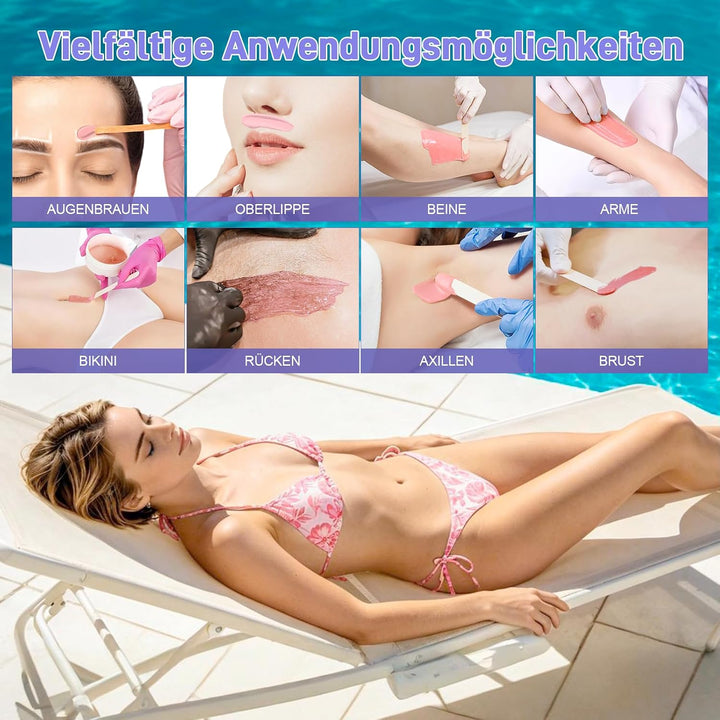 waxing set-wachs haarentfernung für zu Hause &amp; Salon