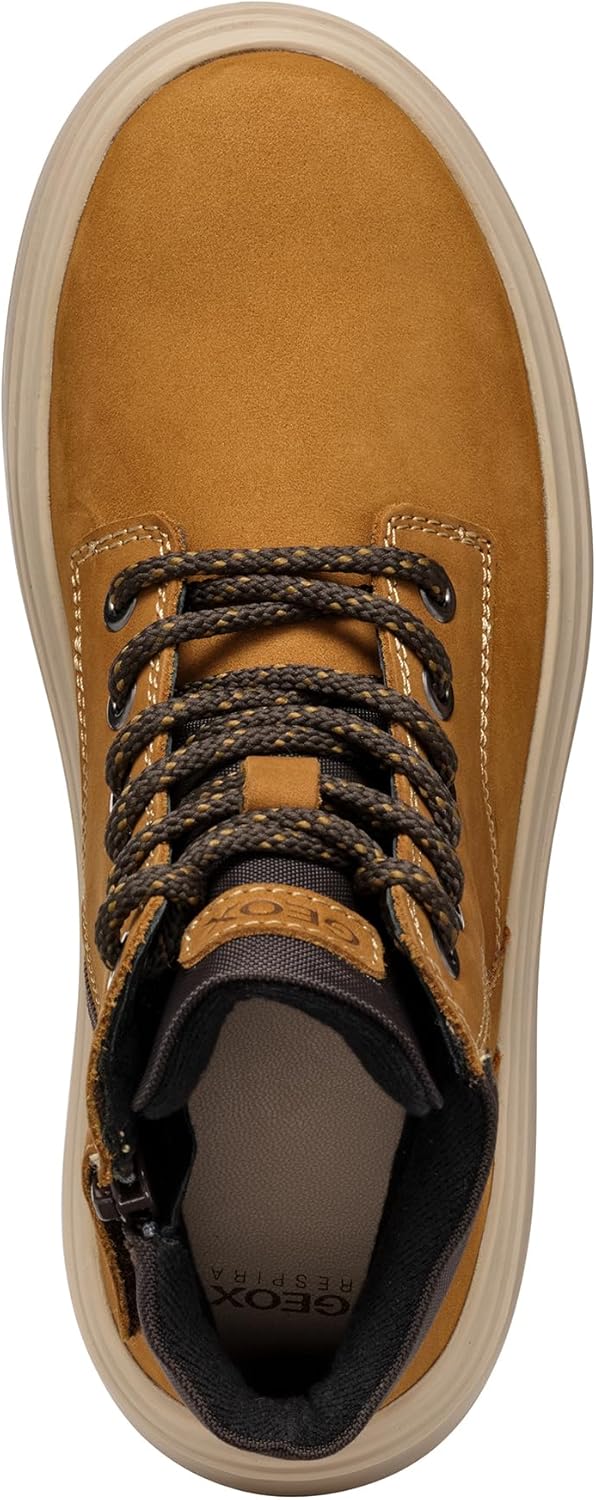 Geox Herren U Ghiacciaio Ankle Boot 30 EU Dk Yellow Brown, 30 EU Dk Yellow Brown