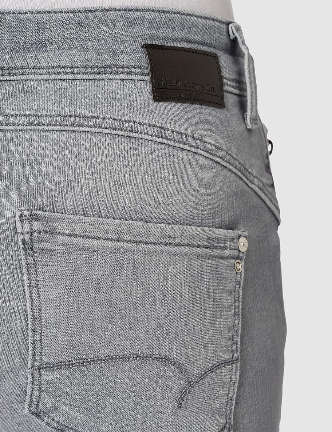 Mavi Damen Jeans Lexy 24W / 27L Hellgrau, 24W / 27L Hellgrau