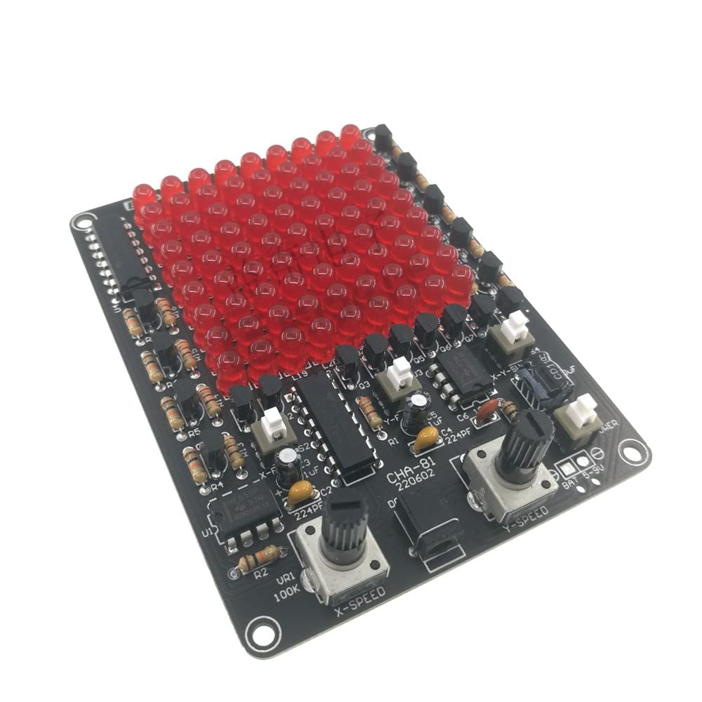 Elektronischer Bausatz mit losen Teilen LED-Jagd-Bausatz Fun-Elektronik Verschiedene Blinkeffekte St