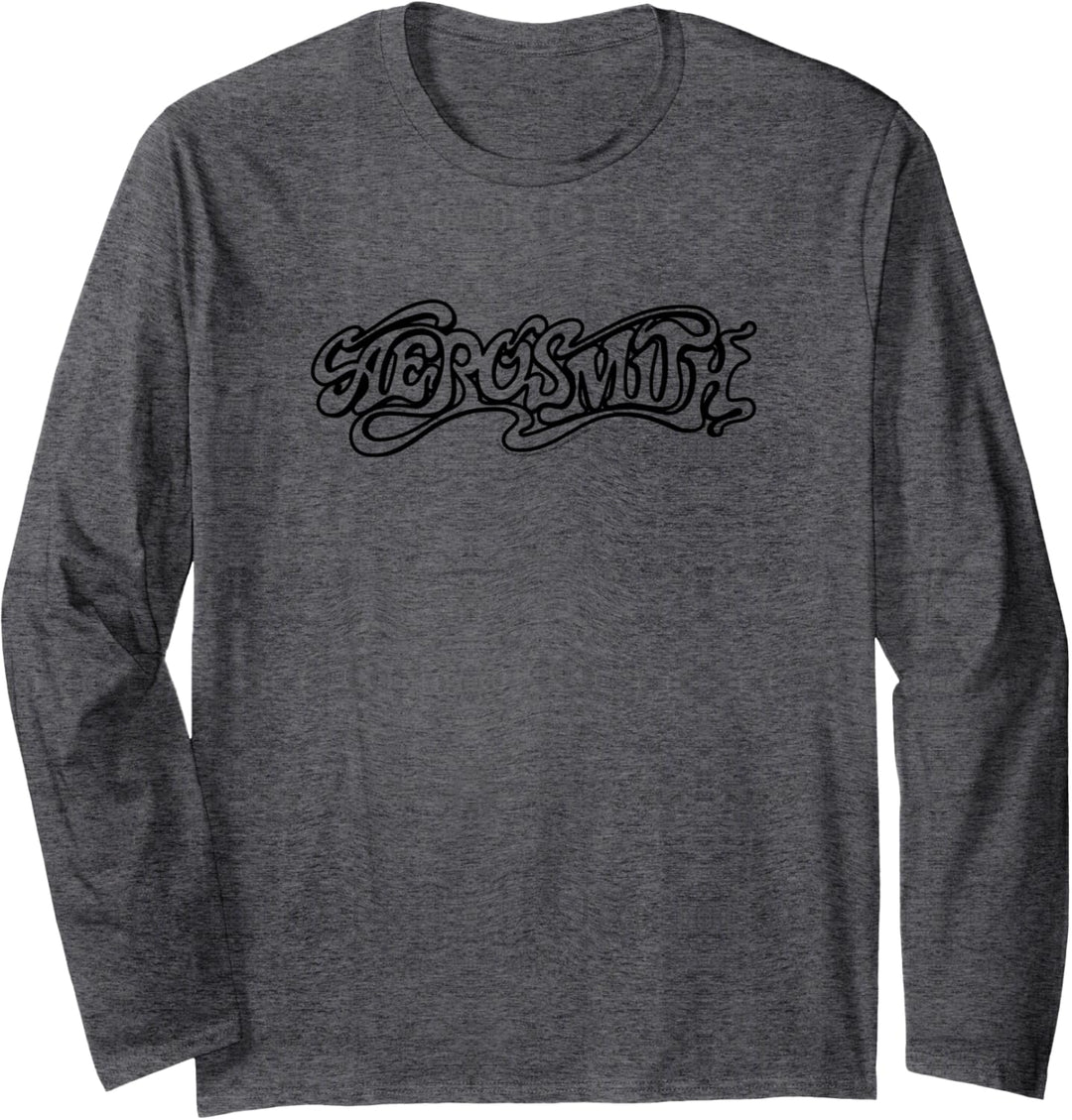 Aerosmith - Aero (schwarzes Logo) Langarmshirt