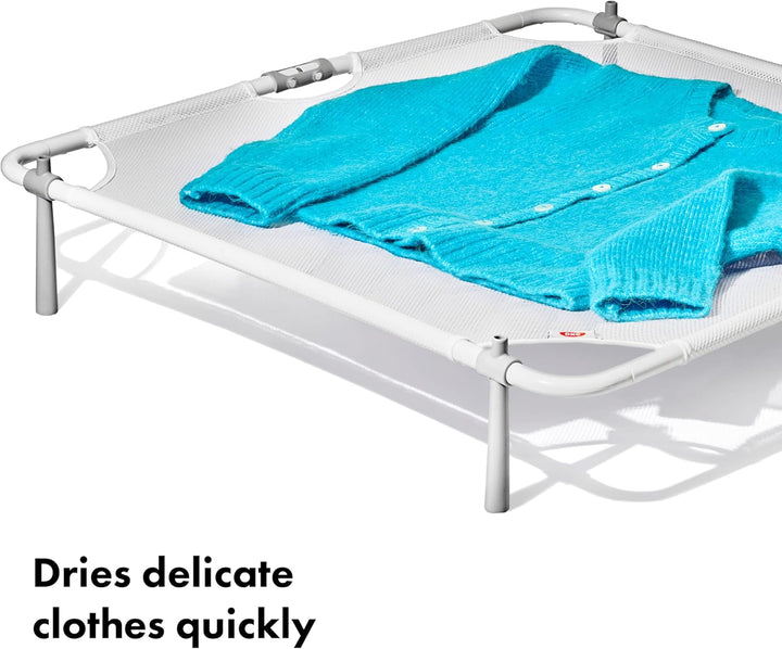 OXO Folding Sweater Drying Rack with Fold-Flat Legs Good Grips Faltbarer Pullover-Trockenständer mit