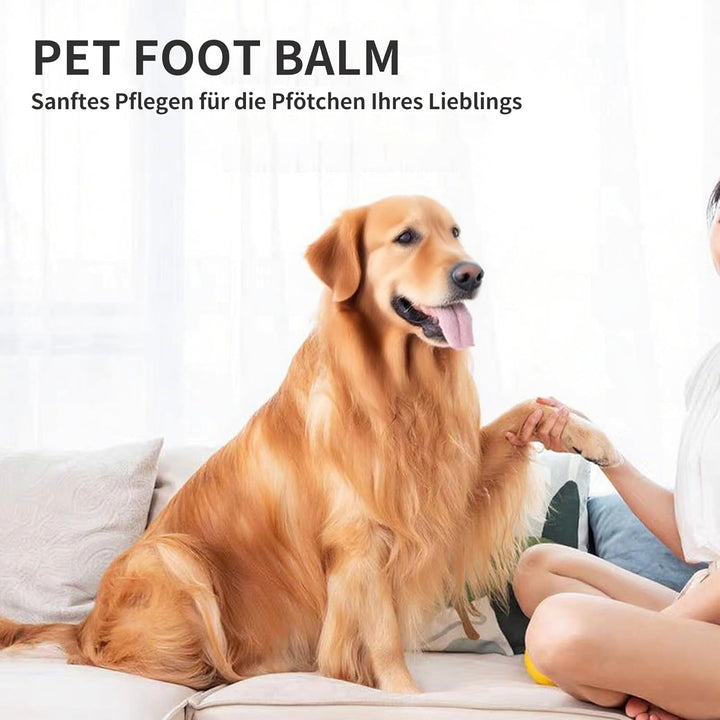Pfotenbalsam Stick für Hund und Katze, gegen trockene rissige Pfoten, ideal als Pfotenschutz für Som