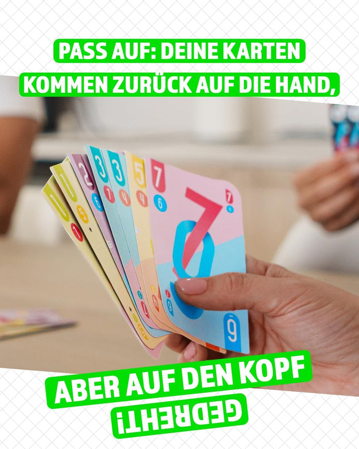 Asmodee, dnup, schnelles Familienspiel für 2-5 Spieler ab 8 Jahren, Das Kartenspiel, das Alles auf d