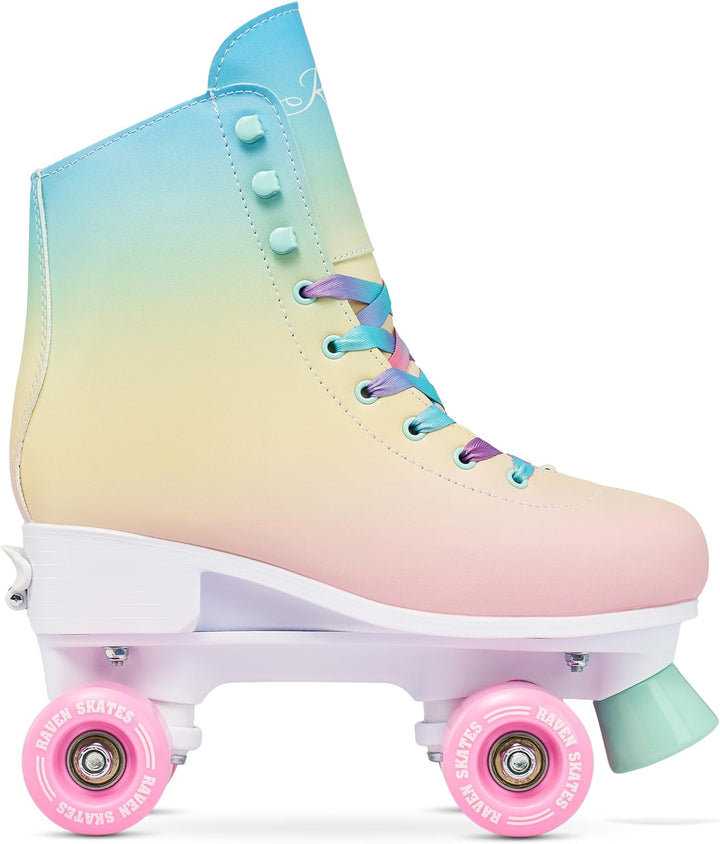 RAVEN Rollschuhe Roller Skates für Kinder Erwachsene Mädchen Damen verstellbar 39-42 (25-26,5cm) Lex