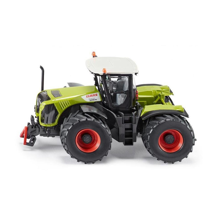 siku 3271, Claas Xerion 5000 Traktor, 1:32, Metall/Kunststoff, Grün, Achsschenkellenkung und Kupplun