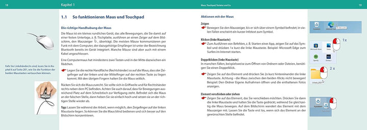 Windows 11 für Senioren: Für Einsteiger im praktischen Lernformat vor die Tastatur legen. Leicht ver