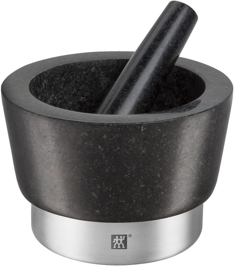 Zwilling Spices Mörser mit Stössel, Ø 11 cm, Granit, Schwarz