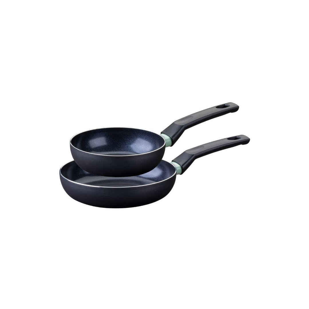 Fackelmann 9429150 Pfannen-Set, 2-teilig, Antihaftbeschichtung, Keramikbeschichtung, 16 und 20 cm, P