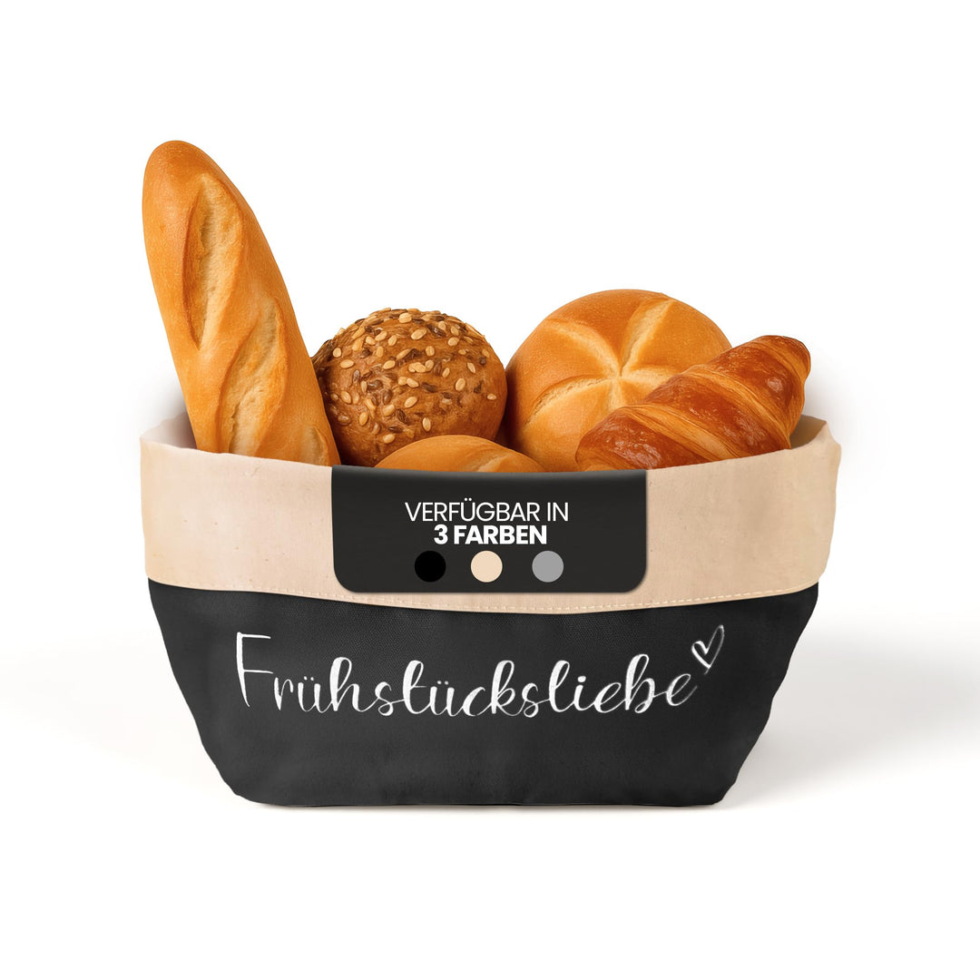 Brotkorb [STOFF] Brötchenkorb stoff | Brotbeutel aufbewahrung frischhalten | Brotkörbchen | Frühstüc