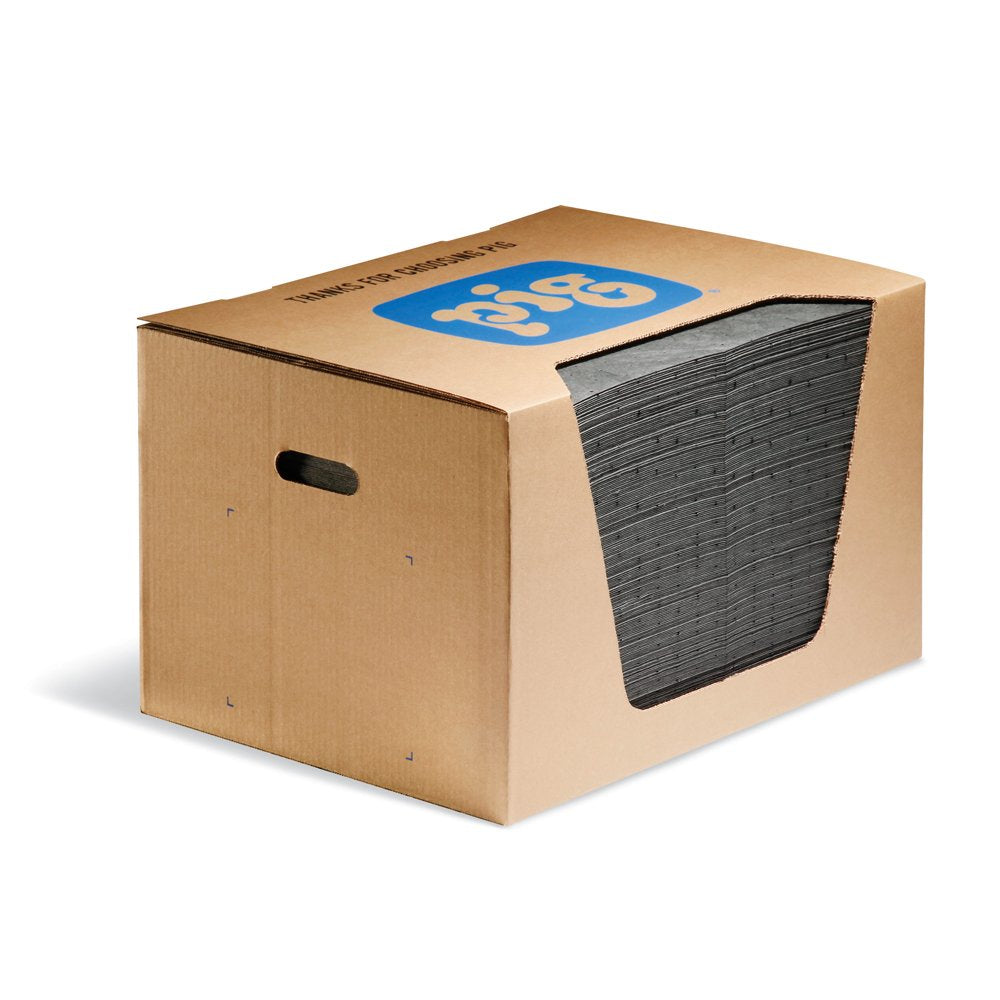 New Pig mat135 Pig Universal Matte, 83,6 L Saugfähigkeit, 51 cm Länge x 38 cm Breite, 200 Pad/Box, g