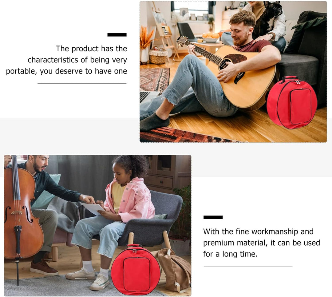 Snare-Drum-Tasche Snare-Drum-gehäuse Tambourin Snare-Drum-gigbag Reise-Organizer-Taschen Aufbewahrun