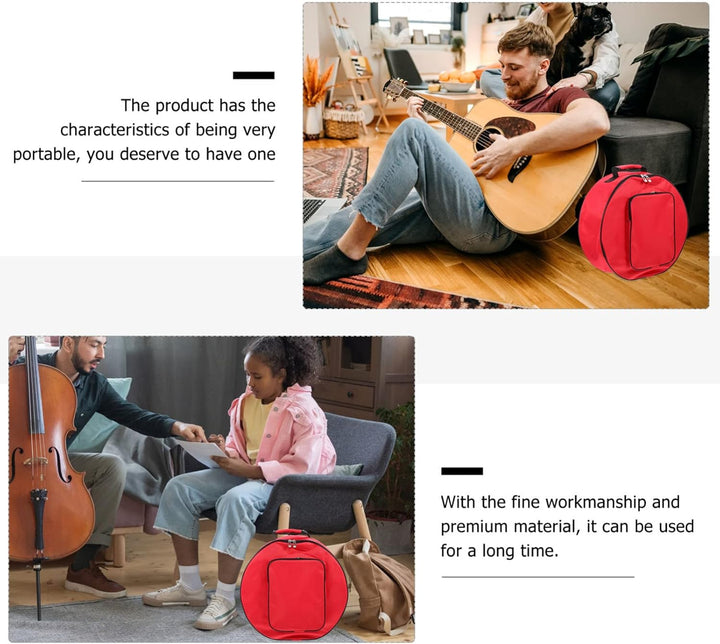 Snare-Drum-Tasche Snare-Drum-gehäuse Tambourin Snare-Drum-gigbag Reise-Organizer-Taschen Aufbewahrun