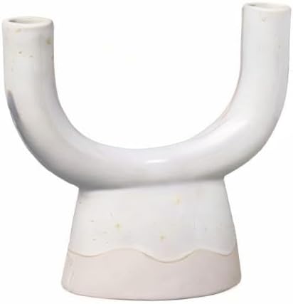 like. by Villeroy & Boch – Winter Glow Kerzenhalter U-Form, Weihnachtsdeko aus Premium Porzellan, Ke
