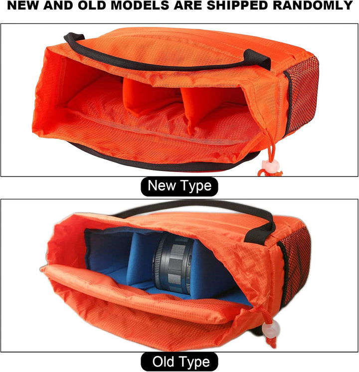 Kameraeinsatztasche, Trennwandschutzhülle mit Deckel und Griff, Professioneller Rucksack, Wasserdich