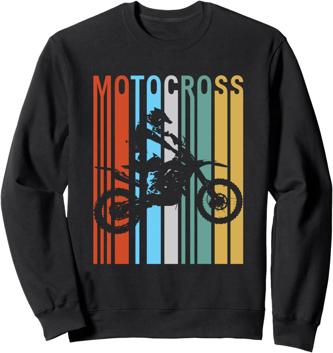 Vintage Motocross Dirt Rider Motorrad BMX Dirt Bike Sweatshirt