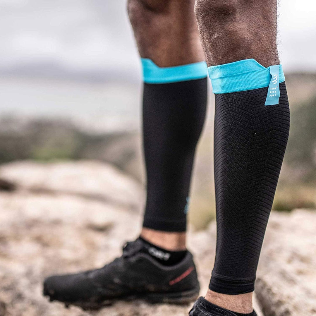Compressport R2 Oxygen Wadenkompressoren schwarz