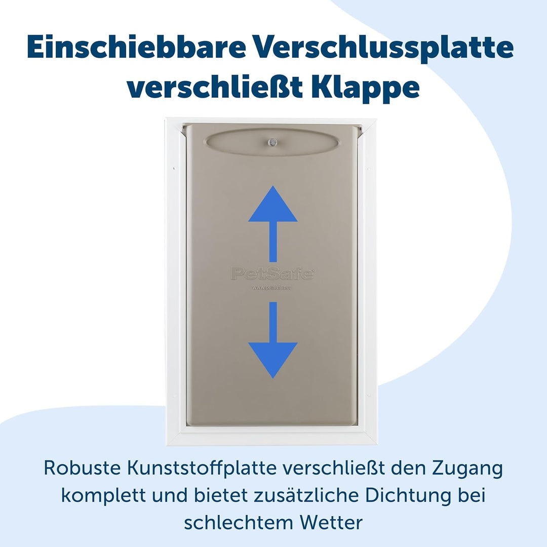PetSafe Aluminium-Haustiertür für extremes Wetter, Energieeffizient mit zusätzlicher Isolierung, 2 V