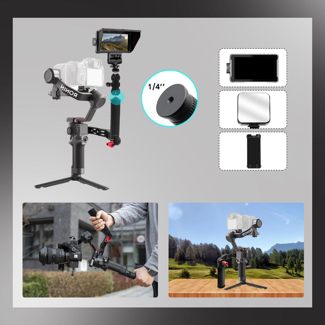 HAFOKO RS2 RS3 Gimbal Handgriff Einstellbar Handhaben Schlinge Verlängerung Halterung Handlich Alumi