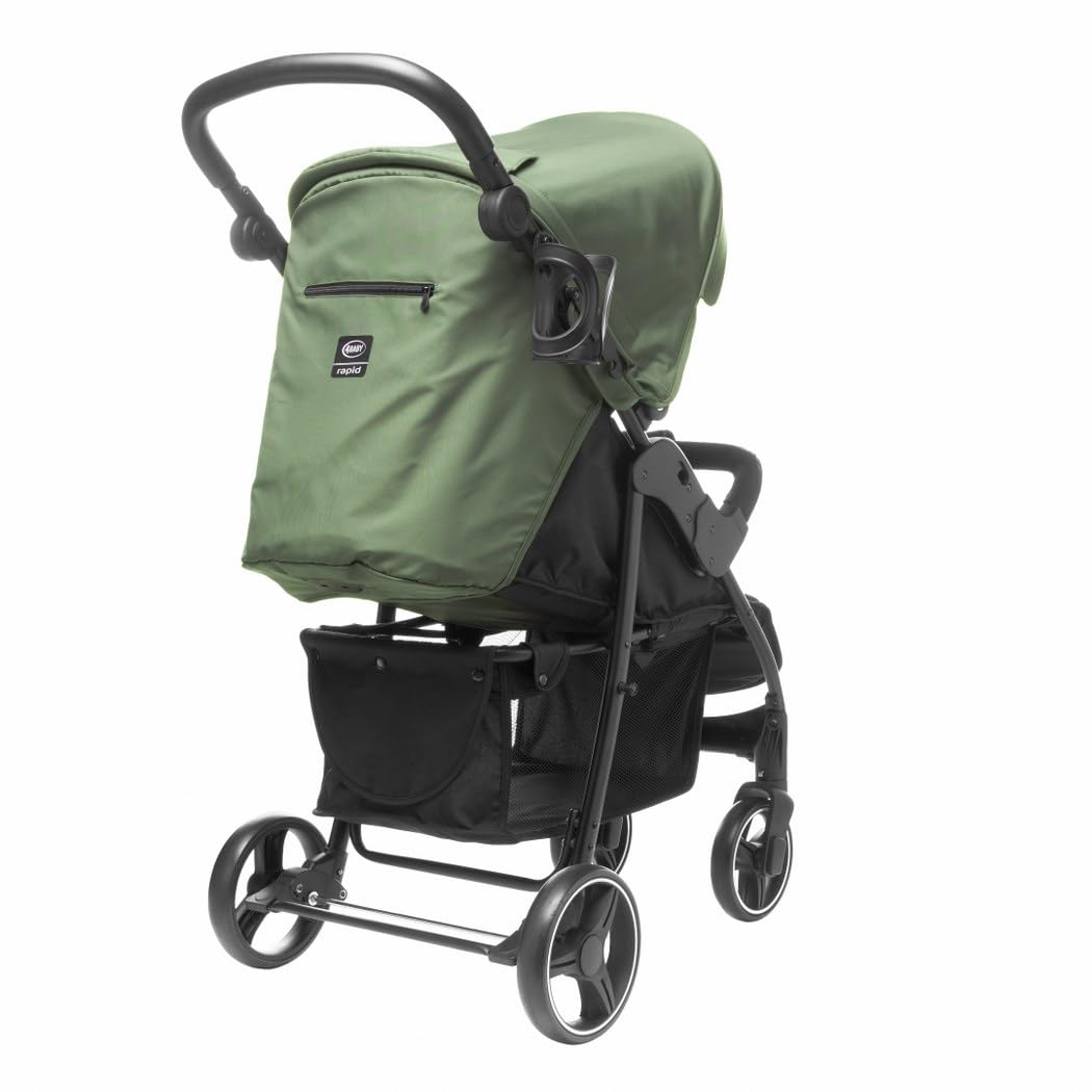 Rapid kinderwagen buggy bis 22 kg, kompakter buggy, klein, leicht und stabil, amortisierte Räder (Ol