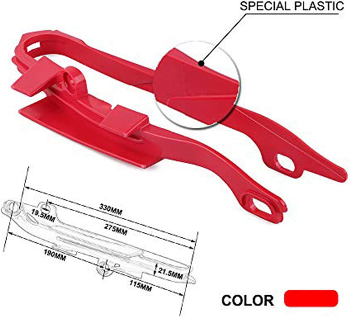 Motorrad-Kettenschieber für CR125R CR250R 00-07 CRF250R 04-09 CRF250X 04-13 CRF450R 02-08 CRF450X 05