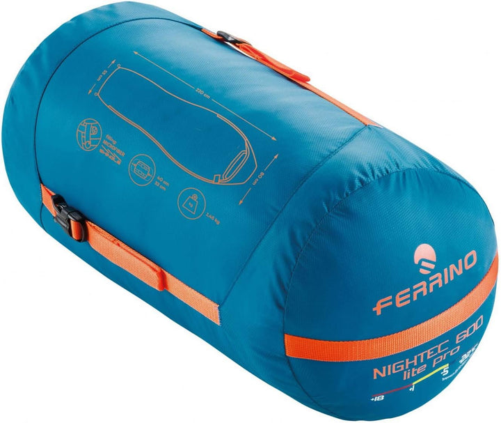 Ferrino Nightec Lite Pro 600 Schlafsack 220 x 80 cm, 220 x 80 cm
