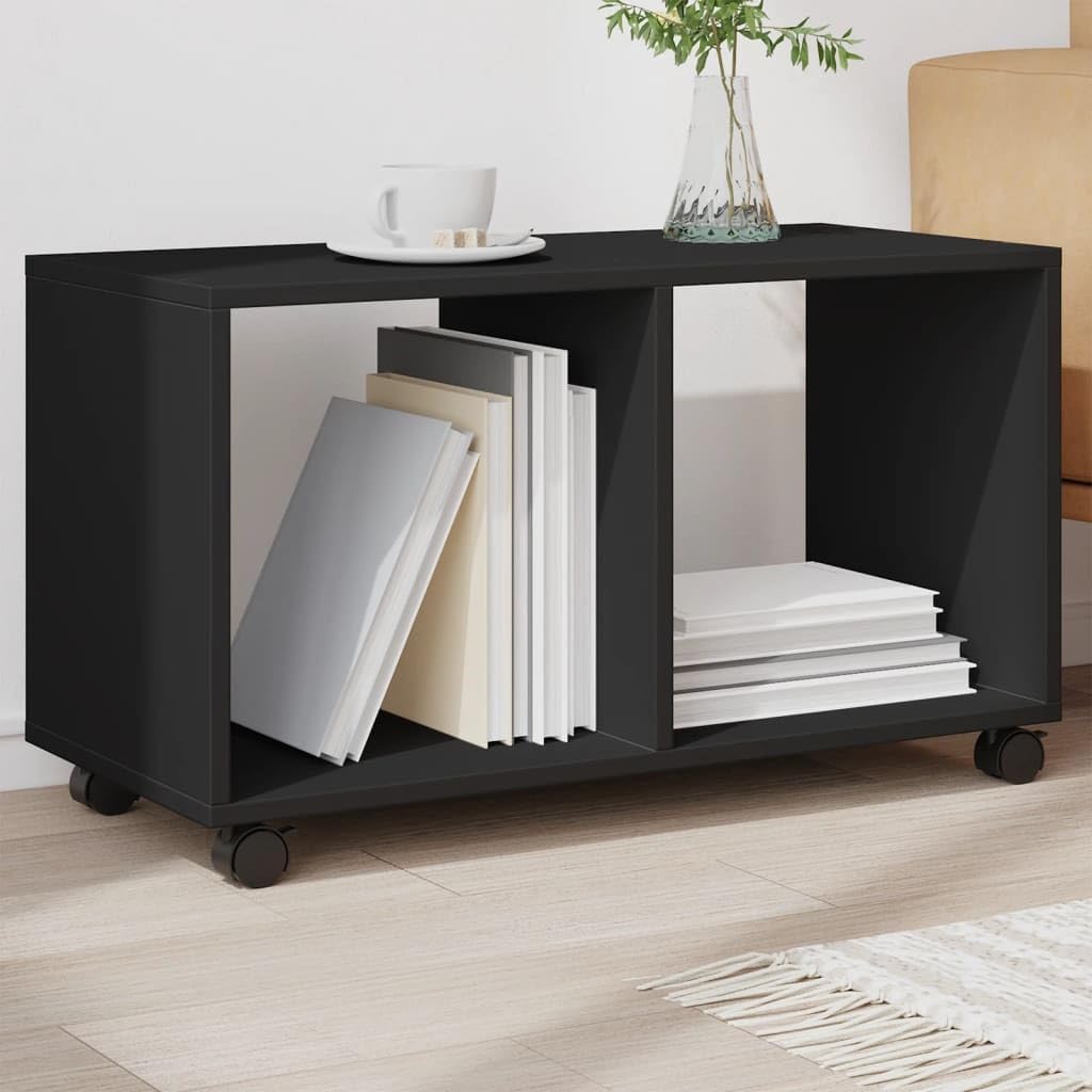 vidaXL Rollschrank, Rollcontainer mit Offenem Design, Aktenschrank für Büro Wohnzimmer, Büroschrank