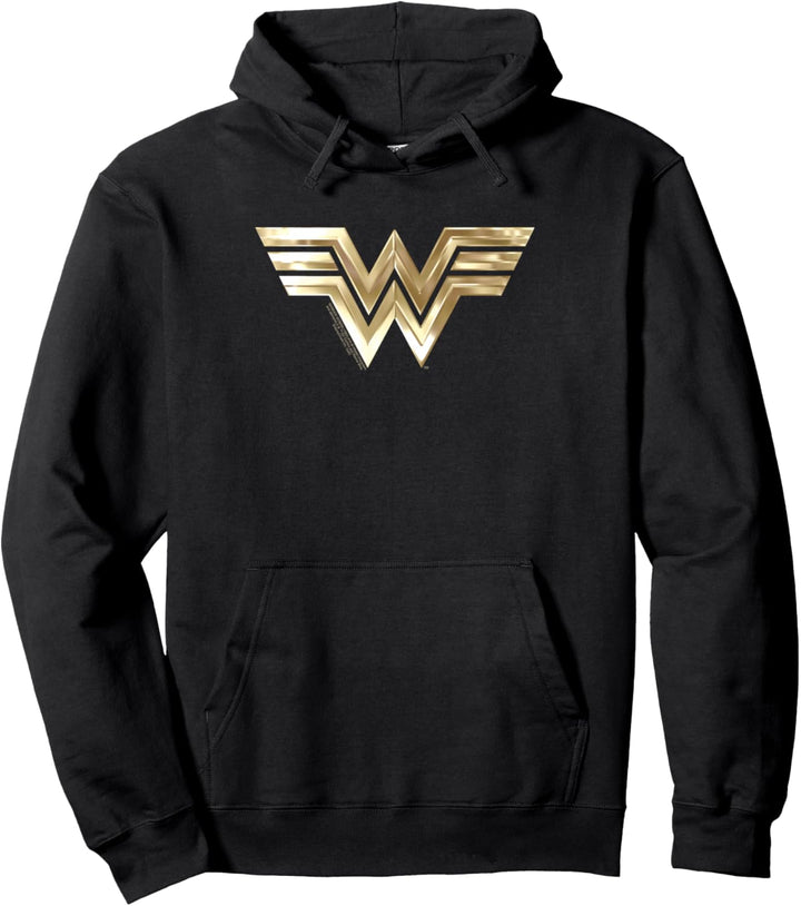 Wonder Woman 1984 Golden Logo Pullover Hoodie