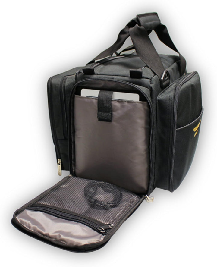 Design4Pilots - Pilotentasche "Crosscountry" für Überlandflüge und Tagesausflüge, schwarz