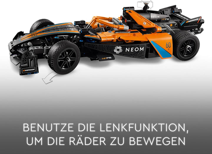 LEGO Technic NEOM McLaren Formula E Race Car, Rennwagen Spielzeug für Kinder ab 9 Jahren, Jungen und