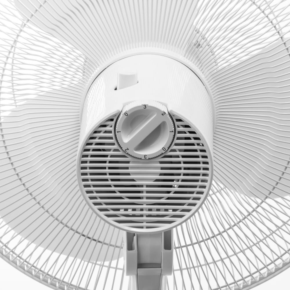 TROTEC Standventilator TVE 23 S – 50 Watt, oszillierend 80°, 3 Stufen, Ø 40 cm, höhenverstellbar, st