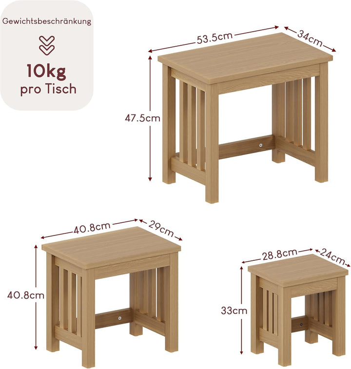 Ashton Verschachtelbare Satztische von Vida Designs