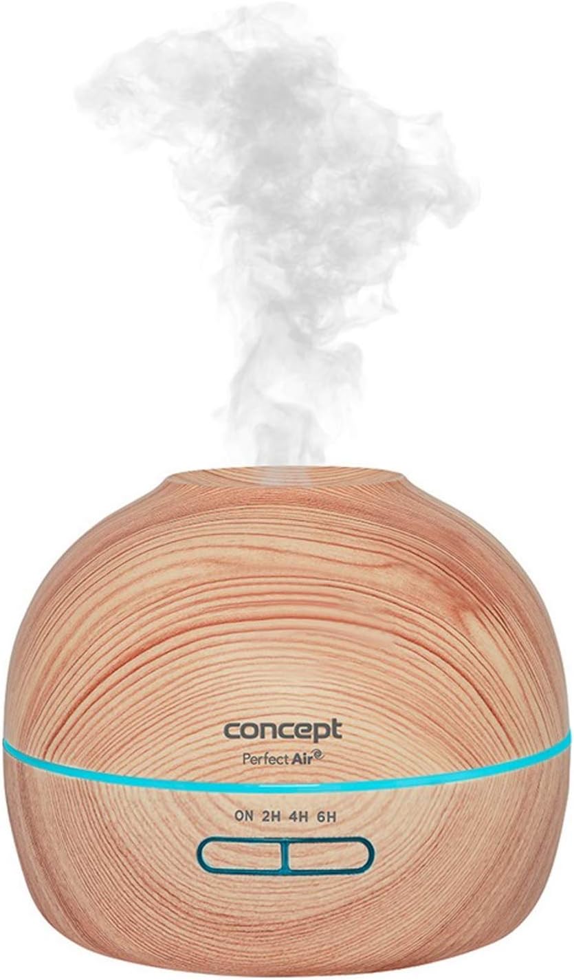 Concept Perfect Air Wood ZV1005 2 in 1 Luftbefeuchter mit Duftdiffusor 40 ml/h für Räume bis 20 m2 2
