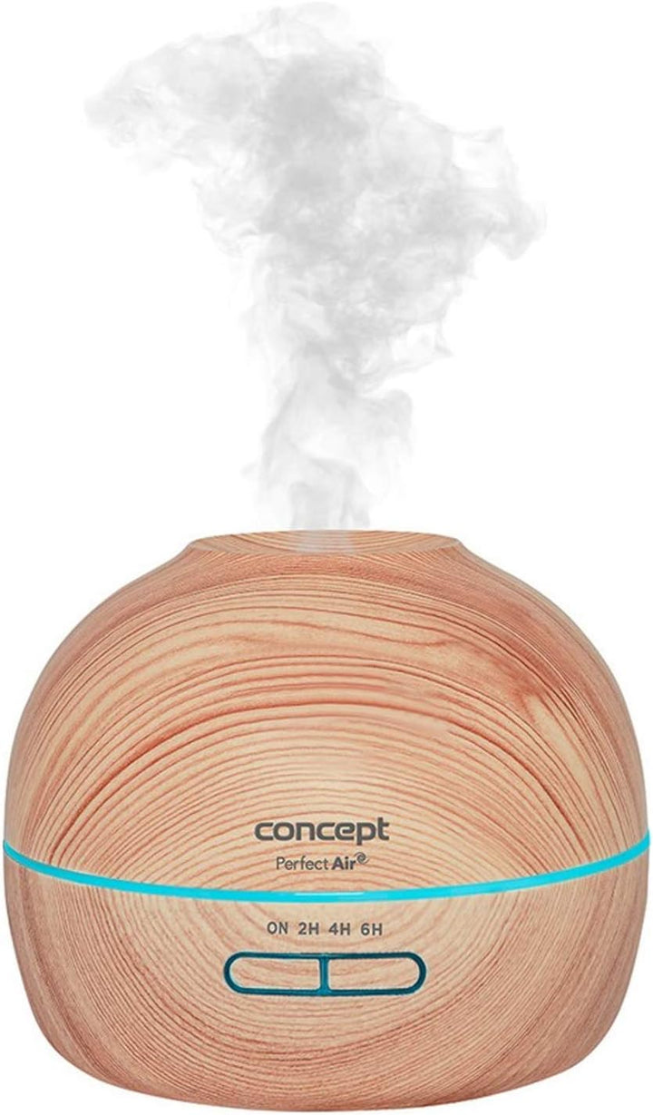 Concept Perfect Air Wood ZV1005 2 in 1 Luftbefeuchter mit Duftdiffusor 40 ml/h für Räume bis 20 m2 2