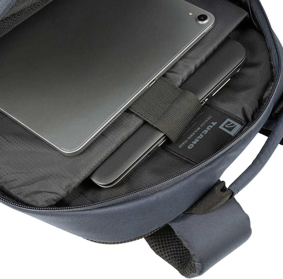 Tucano BLABK-B Lato Rucksack für 43,2 cm (17 Zoll) Notebook-PC, Blau, Blau