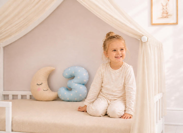 YellowNest Hausbett Himmel aus 100% Polyester – Einzelstück - Atmungsaktiv und trapazierfähig – Bett