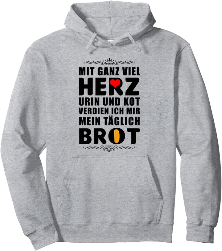 Altenpflegerin Pflegekraft Krankenpflegerin mit Herz Pullover Hoodie