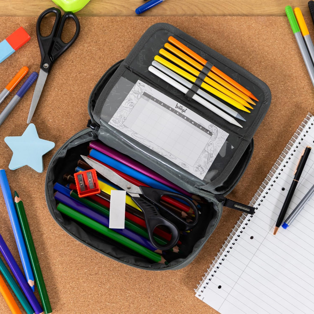 Baagl Federmäppchen für Mädchen - Schulmäppchen für Schreibwaren - Schulsachen Federtasche, Jungen F