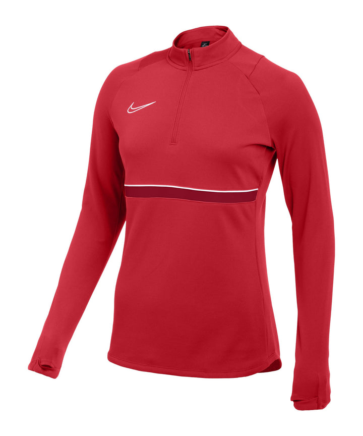 NIKE Damen Dri-fit Academy 21 Trainings-Sweatshirt XXS University Red/White/Gym Red/White, XXS Unive