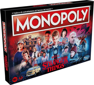 Hasbro Gaming Monopoly Stranger Things Brettspiel für Erwachsene und Jugendliche , 6 Spieler , ab 14