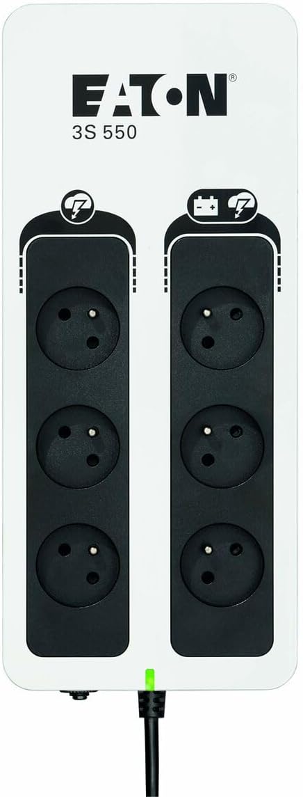 Eaton USV schwarz/weiss 550 VA / FR-Stecker, 550 VA / FR-Stecker