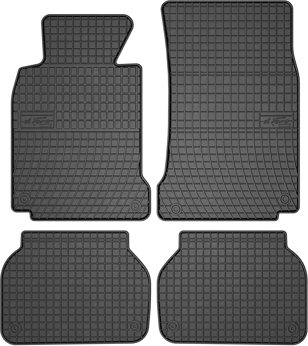 SMK Gummimatten Auto fussmatten Satz für BMW 5er E39 1995-2003 Erleben Sie einen neuen Standard des