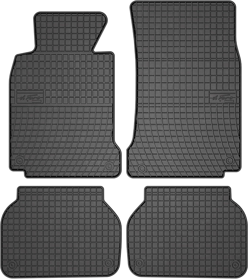 M MOTOS Gummimatten Auto Fussmatte passt für BMW 5er E39 1995-2003 Verbessern Sie Ihren Reisekomfort