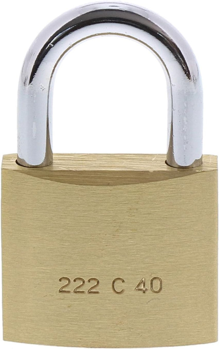 Burg-Wächter Vorhängeschloss, 3er-Set, 6 mm Bügelstärke, 4 Schlüssel, Trio 222 40 SB, 6 mm Büge