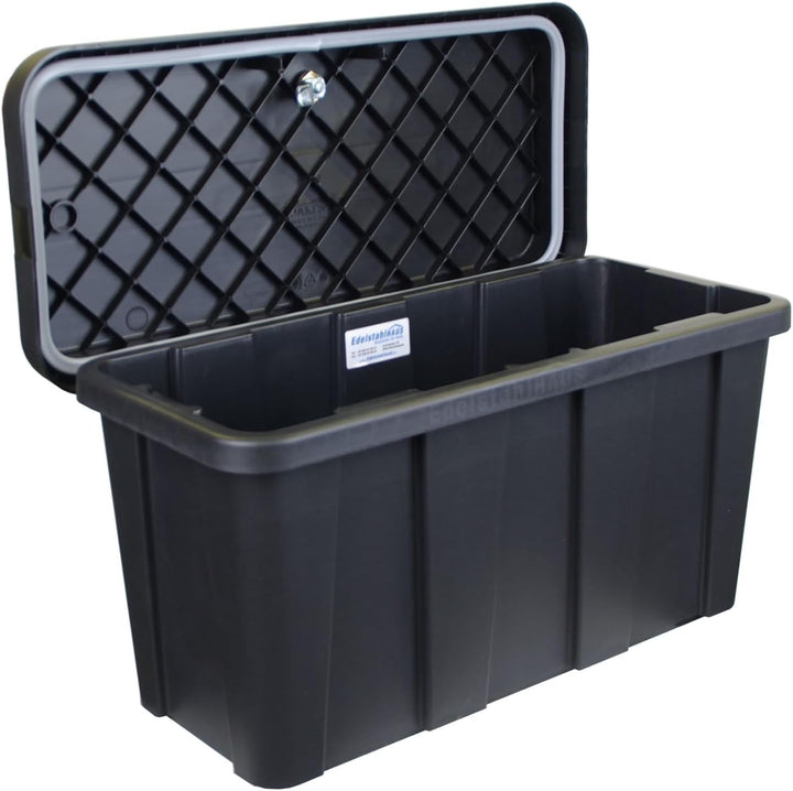 Deichselbox Daken Blackit Lite, Werkzeugkasten, Gurtkiste, Anhängerbox, Staukiste, Daken B24-2, Edel