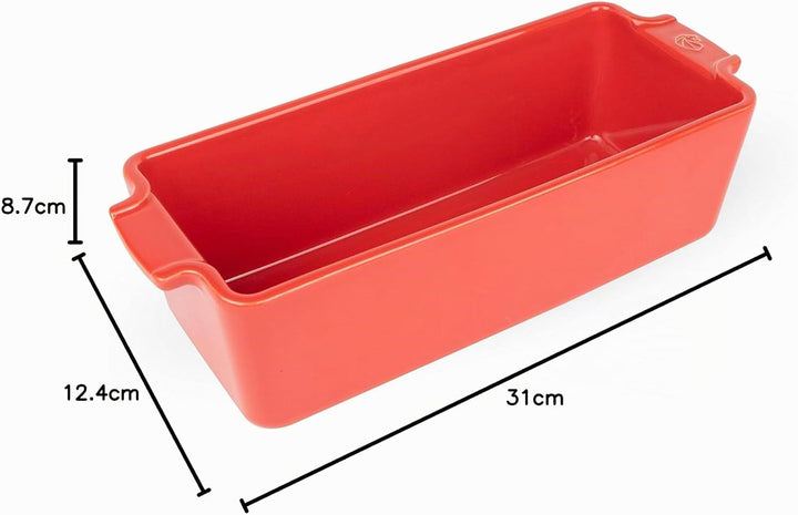Peugeot 60510 Terrine, Keramik, 31 cm Rot, Rot