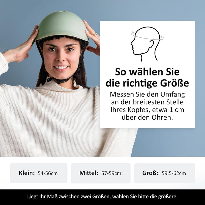 Dashel Recycle Fahrradhelm für Erwachsene – Made in UK, Leichter urbaner Helm für Damen &amp; Herren, CE